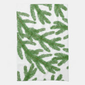 モミの木の枝 キッチンタオル (縦)