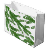モミの木の枝 ラージペーパーバッグ (正面アングル)