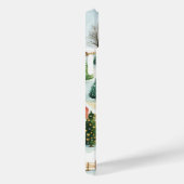 モミの木素朴が植えられた水彩冬の風景 Case-Mate iPhoneケース (裏面 / 右)