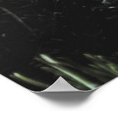 モミの緑の植物の写真 ポスター (角)