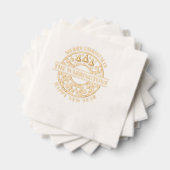 モミエレガントの木の星フレースのようィリグリーの姓 箔ナプキン (インサイチュ (積み重ね))