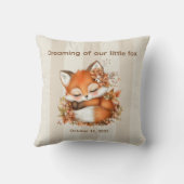 モミジの季節のフクロムギパーティー　ウッドランドチャーム クッション (裏面)