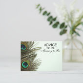 モミーが孔雀の羽根カードになるアドバイス アドバイスカード (スタンド正面)