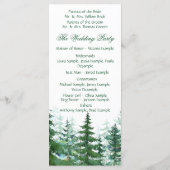 モミ結婚の木の順序 プログラム (裏面)