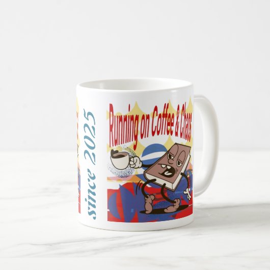 モムおもしろいズ&ピープル用コーヒーマ忙しグ コーヒーマグカップ (正面右)