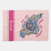 モムカスタムス女子へのペルシャの忙し大量贈答品 キッチンタオル (横)