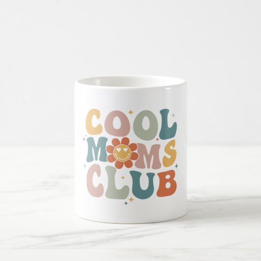 モムスクールクラブマザー_sデイグルービーレトロマ最高のマ コーヒーマグカップ (中央)