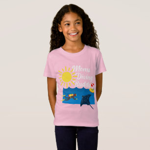 モムスダイビングバディデザイン – 女子素晴らしジャージーT-Sh Tシャツ