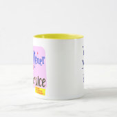 モムスディナー&タクシーサービスおもしろいことわざマグ マグカップ (中央)