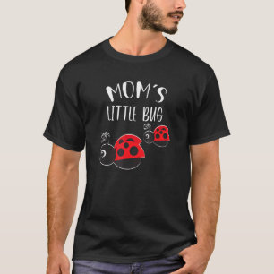 モムス小さなバグLadybug赤ちゃんシャワー新しいママAnnoun Tシャツ