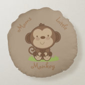 モムス小猿 ラウンドクッション (裏面)