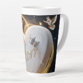 モムス カフェラテマグ (右アングル)