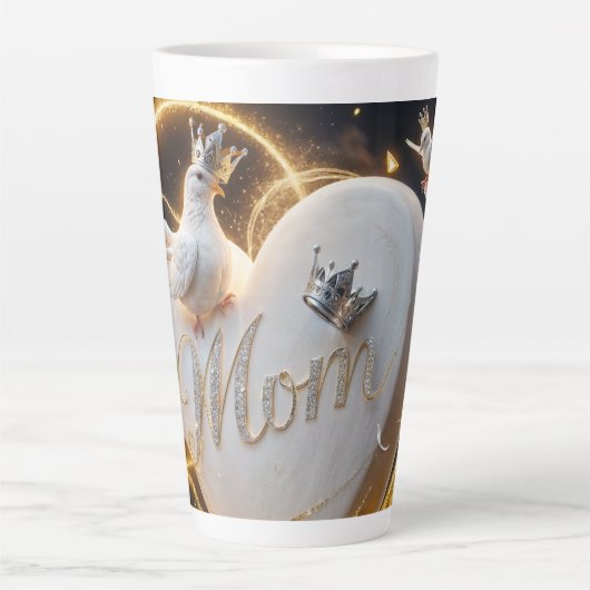 モムス カフェラテマグ (正面)