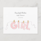 モムズベリーサイズゲームガールテディベア&ビー エンクロージャーカード (裏面)