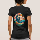 モムズ女子スリムフィットを称える Tシャツ (裏面)