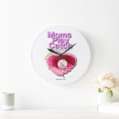 モムズ遊スキャッチ ラージ壁時計 (ホーム)