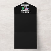 モムメオブザザザ誕生日シャーク9歳誕生日 オールインワン招待状 (内側)