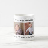 モム最高のスがおばあちゃんに昇進する4写真 コーヒーマグカップ (中央)