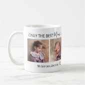 モム最高のスがおばあちゃんに昇進する4写真 コーヒーマグカップ (左)