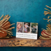 モム最高のスがおばあちゃんに昇進3枚の写真 フォトプラーク (側面)