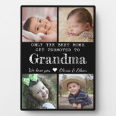 モム最高のスがおばあちゃんに昇進4フォトコラージュ フォトプラーク (正面)