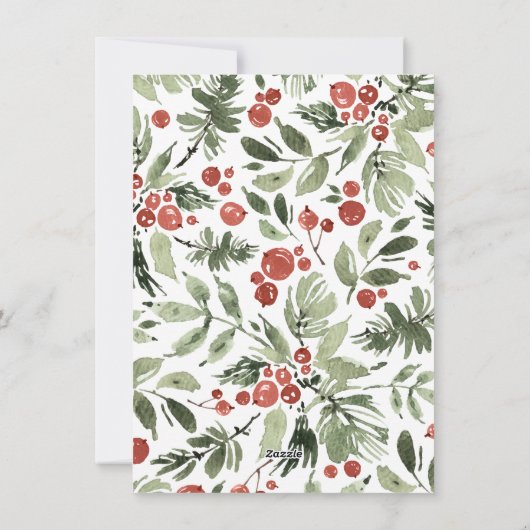 モメリーーム |モダンクリスマス9フォトコラージュ シーズンカード (裏面)