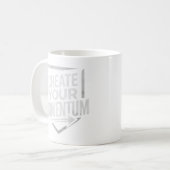 モメンタムを創り出せ コーヒーマグカップ (正面左)
