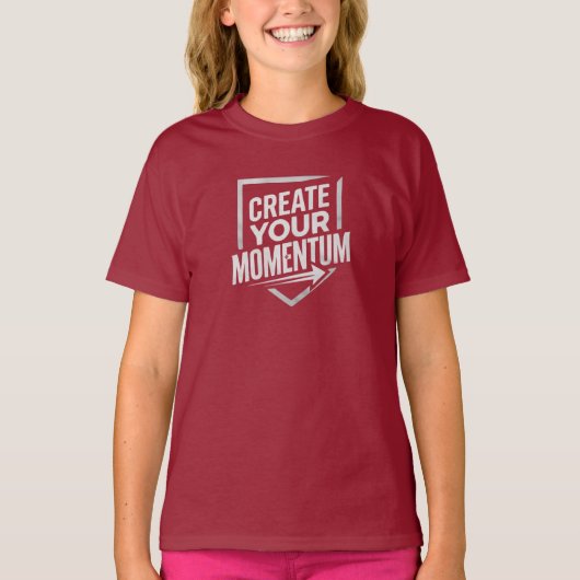 モメンタムを生み出せ Tシャツ (正面)