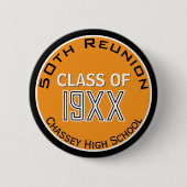 モメント!50番目のカスタムクラス懇親会ボタン 缶バッジ (正面)