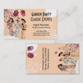 モモおよびプラムの園遊会 名刺 (正面/裏面)