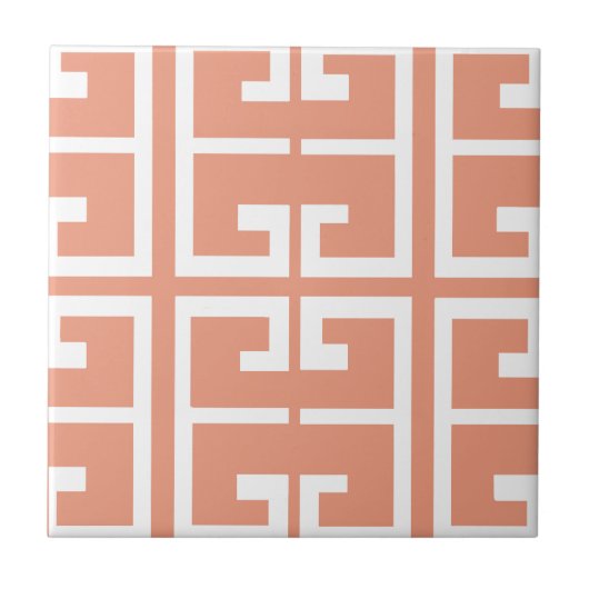モモおよび白いタイル タイル (正面)