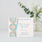 モモおよび青い砂ドルの応答カード 出欠カード (スタンド正面)