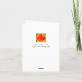 モモかオレンジサンキューカード サンキューカード (裏面)