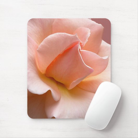 モモによってはマウスパッドの野生のばら色の装飾のギフトが開花します マウスパッド (マウス)