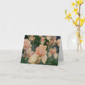 モモのアイリス カード (黄色い花)