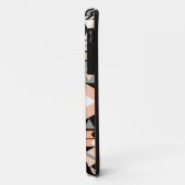 モモのアズテック人の黒 Case-Mate iPhoneケース (裏面/左)