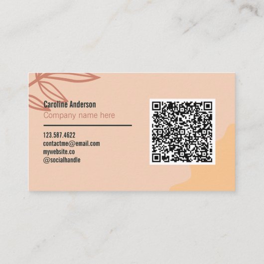 モモのアーストーン 名刺 (裏面)