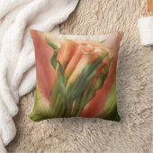 モモのオランダカイウユリの芸術の装飾者の枕 クッション (ブランケット)