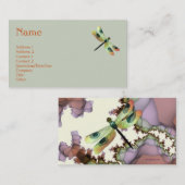 モモのトンボのプロフィールカード 名刺 (正面/裏面)