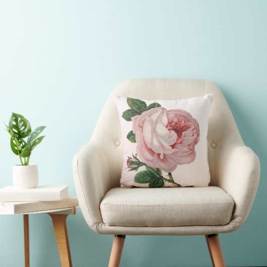 モモのピンクのキャベツばら色の枕 クッション (椅子)