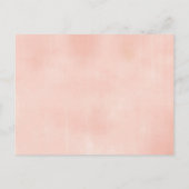 モモのベビーのための花のベビーシャワーの本 インビテーションポストカード (裏面)