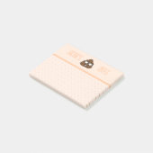 モモのポルカPoo 4x3 ポストイット (アングル)