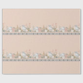 モモの森林子ヒツジの包装紙 ラッピングペーパー (フラット)