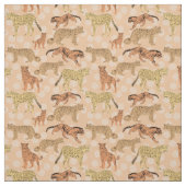 モモの水玉模様の大きな猫 ファブリック (見本)