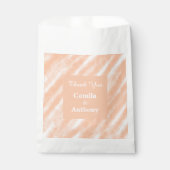 モモの綿毛 カラー 水彩 抽象 パターン フェイバーバッグ (正面)