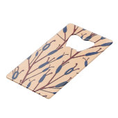 モモの背中に猫のしっぽの畑 クレジットカード栓抜き (正面アングル)