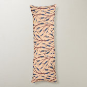 モモの背中に猫のしっぽの畑 ボディピロー (裏面 (縦))