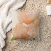 モモの花柄 クッション (ブランケット)