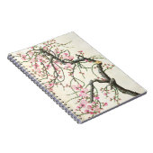 モモの花(紙の色) ノートブック (右側)