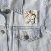 モモの花(紙の色) 缶バッジ (インサイチュ)